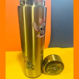 Termo de Acero Inoxidable con Detector de Temperatura – Diseño Lilo & Stitch – 500 ml
