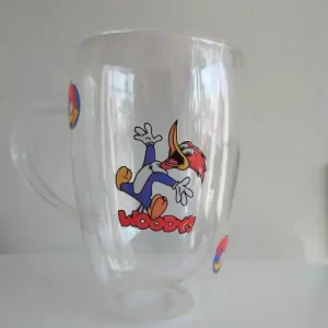 Taza de Vidrio de Doble Fondo 400 ml – Diseño Woody!!!