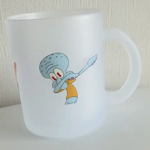 Tazón Glass Empavonado 320 ml – Diseño Bob Esponja - Imagen 2