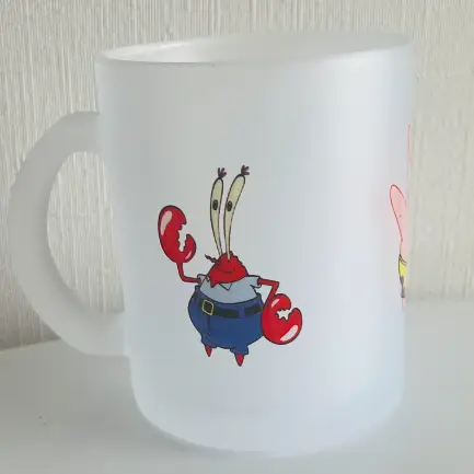 Tazón Glass Empavonado 320 ml – Diseño Bob Esponja