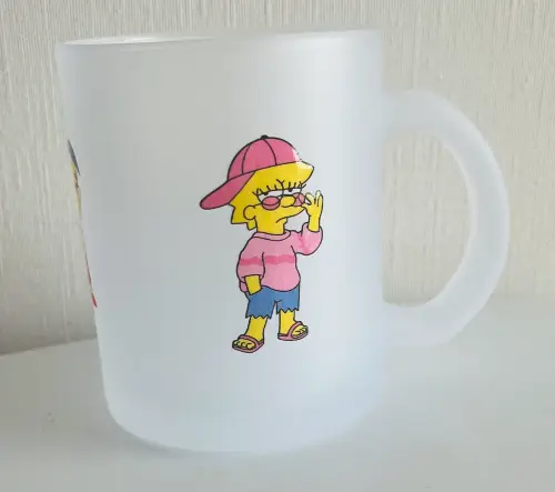 Tazón Glass Empavonado 320 ml – Diseño Los Simpsons - Imagen 2