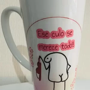 Tazón de Cerámica cónico de 500 ml – Diseño Frase para ellas !!