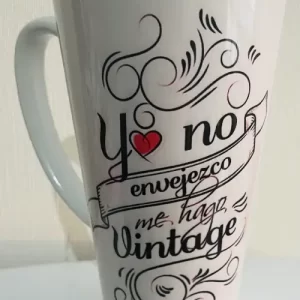 Tazón de Cerámica cónico de 500 ml – Diseño vintage!