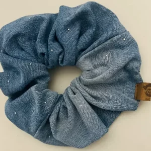 Scrunchie Mezclilla Brillos – Talla XL