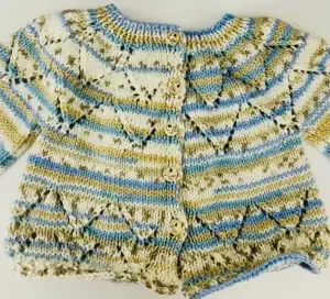 Chaleco Bebe unisex – Talla 4/6 meses – Tejido de Lana Turca Hipoalergénica