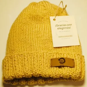 Gorro de Lana Turca Hipoalergénica – Color Beige