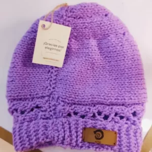 Gorro de Lana Turca Hipoalergénica – Color Violeta