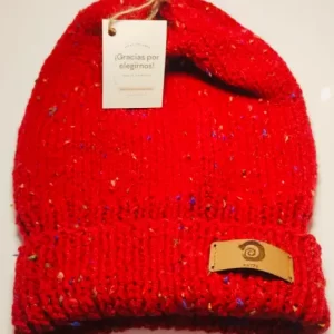 Gorro de Lana Turca Hipoalergénica – Color Rojo