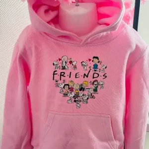 Polerón Canguro Rosado Snoopi– Talla 6 – Algodón Premium