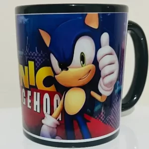 ¡Tazón de cerámica Negro 320 ml – Diseño Sonix