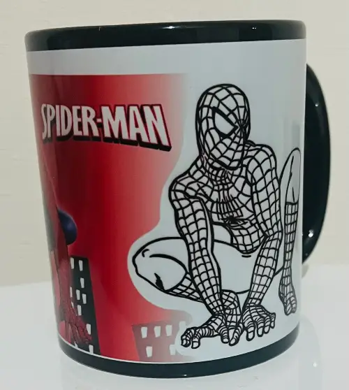 ¡Tazón de cerámica Negro 320 ml – Diseño Spider Man! - Imagen 2