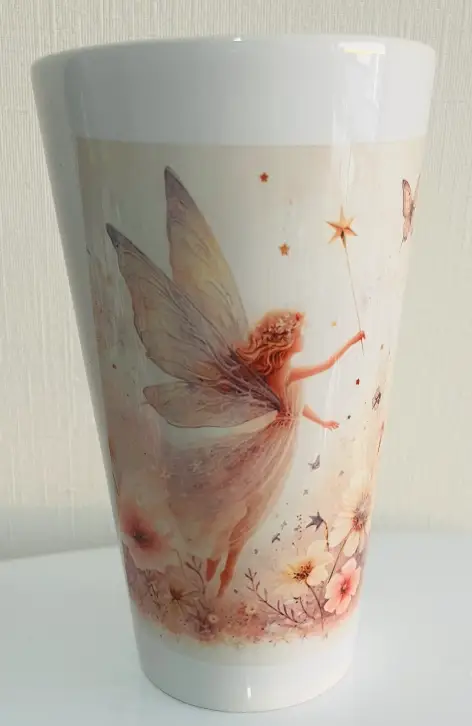 Tazón de Cerámica cónico de 500 ml – Diseño Hadas!