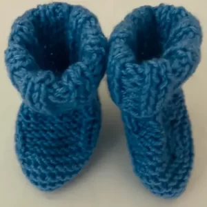 Zapatos de Lana Turca Hipoalergénica – Color Azul RN